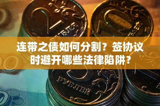 济南连带之债如何分割？签协议时避开哪些法律陷阱？