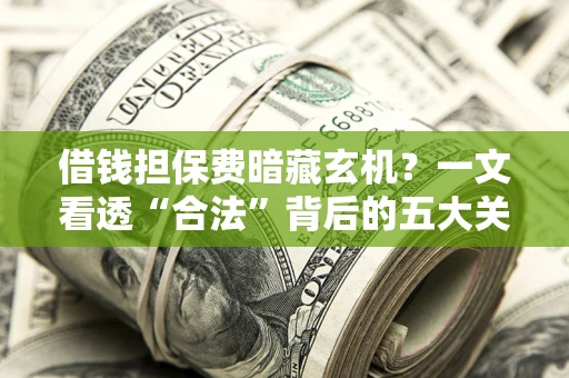济南借钱担保费暗藏玄机？一文看透“合法”背后的五大关键陷阱