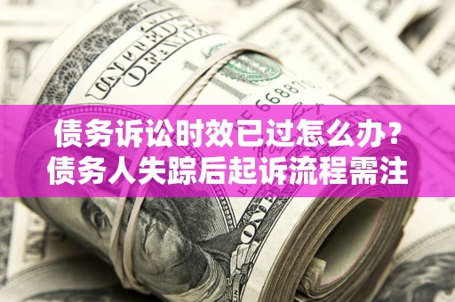 济南债务诉讼时效已过怎么办？债务人失踪后起诉流程需注意什么？
