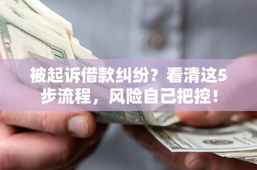济南被起诉借款纠纷？看清这5步流程，风险自己把控！