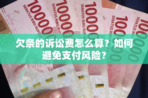 济南欠条的诉讼费怎么算？如何避免支付风险？